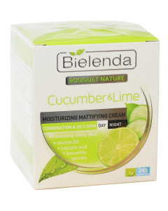 Clamanti - Bielenda Cucumber & Lime Mattifying Combination Oily Skin Cream Day/Night