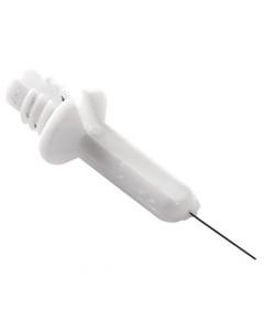 Clamanti Salon Supplies - UniProbe Sterile Needle for Epilation Removes Capillaries and Unwanted Hair White 3mm