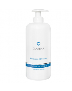 Clamanti Salon Supplies - Clarena Hyaluron 3D Ultra Moisturising Tonic with 3 Types of Hyaluron Acid 500ml