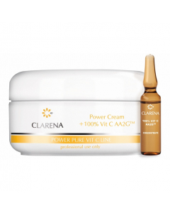 Clamanti Salon Supplies - Clarena Power Pure Vit C Cream 100ml + 3ml of 100% Vitamin C