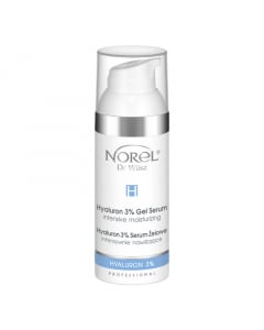Clamanti Salon Supplies - Norel Professional Intensively Moisturising Hyaluron 3% Gel Serum for Face Massage or Sonophoresis 50ml