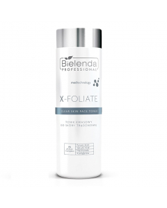 Clamanti Salon Supplies - Bielenda Professional X- Foliate Clear Skin 4% Active Acid Complex Face Toner for Acne Skin 200ml