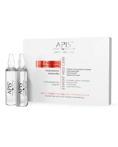 Clamanti Salon Supplies - Apis Expert Med Multivitamin Ampoules For Comprehensive Skin Revitalisation In Mesotherapy and Microneedling 5x10ml