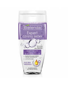 Clamanti Salon Supplies - Bielenda Clean Skin Expert Nourishing 2-Phase Eye and Lip Make Up Remover with Argan Oil 150ml