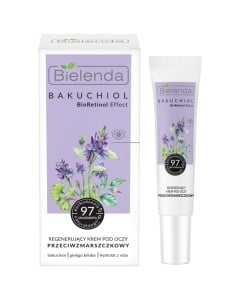 Clamanti Salon Supplies - Bielenda Bakuchiol BioRetinol Effect Regenerating Anti Wrinkle Eye Cream 15ml
