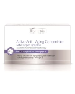 Clamanti Salon Supplies - Bielenda Professional Active Anti Ageing Concentrate with Cooper Tripeptide 10x3ml