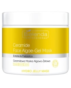 Clamanti Salon Supplies - Bielenda Professional Hydro Jelly Face Algae Gel Mask Ceramides Prebiotics for Face Eyes & Lips 190g