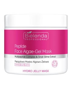 Bielenda Professional Hydro Jelly Anti-wrinkle Algae Gel Mask with Peptides & Snail Slime 190g