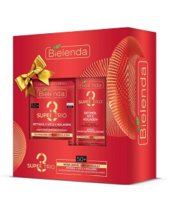 Clamanti Salon Supplies - Bielenda Super Trio Retinol Vit C Collagen 50+ Cream 50ml + Serum 30ml Set Set