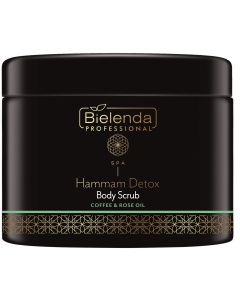 Clamanti Salon Supplies - Bielenda Professional Hammam Detox Body Scrub with Coffee and Rose Oil 400ml