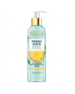 Clamanti Salon Supplies - Bielenda Fresh Juice Brightening Micellar Gel with Bioactive Citrus Water Pineapple Juice 190g