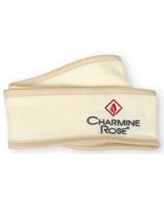 Clamanti Salon Supplies - Charmine Rose Terry Cloth Headband for Beauty Treatments, Spa, Home Use with Logo
