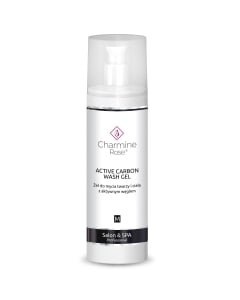 Clamanti Salon Supplies - Charmine Rose Active Carbon Face and Body Wash Gel for Dry Oily Sensitive Skin 200ml