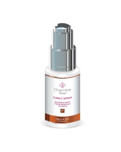 Clamanti Salon Supplies - Charmine Rose Turm-C Serum with Vitamin C and Turmeric for Skin Discolouration Wrinkles and Dehydrated Skin 50ml