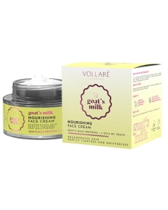 Clamanti Salon Supplies -Verona Vollare Goat's Milk  Nourishing and Regenerating Face Cream with Milk Proteins and 7Oils of Youth 50ml