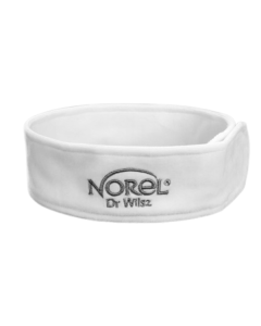 Clamanti Salon Supplies - Norel Professional Terry Cloth Headband for Spa Beauty Treatments White