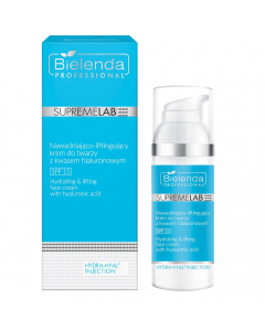 Clamanti Salon Supplies - Bielenda Professional SupremeLab Hydra Hyal2 Hydrating & Lifting SPF15 Face Cream with Hyaluronic Acid 50ml