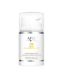 Clamanti Salon Supplies - Apis Home Terapis Discolouration Stop Brightening Night Cream for Reduction of Discolourations 50ml
