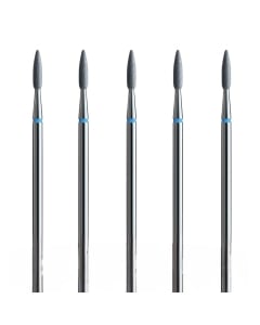 IQ Nails Long Flame Diamond Diamond Drill Bits For Cuticles 5pcs