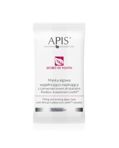Clamanti Salon Supplies - Apis Professional Secret Of Youth Lifting and Tensing Algae Mask with African Rooibos and Linefill TM Complex 20g