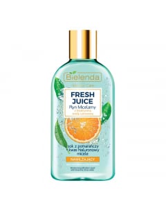 Bielenda Fresh Juice Moisturizing Micellar water is intended for dry and dehydrated skin. Water cleanses and refreshes the skin, actively supporting hydration and refresh grey skin.