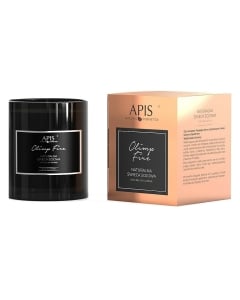 Clamanti Salon Supplies - Apis Olimp Fire Natural Soy Candle Oriental Floral Fragrance 220g