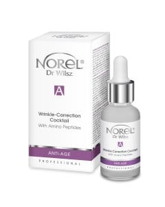 Clamanti Salon Supplies - Norel Professional Anti Age Wrinkle Correction Cocktail with Amino Peptides for Mesotherapy and Sonophoresis 30ml