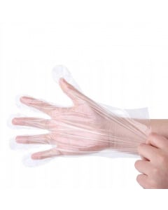 Clamanti Salon Supplies - Disposable Strong Protective PE Plastic Gloves -100pcs