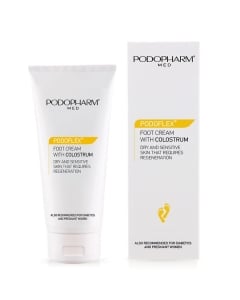 Clamanti -Podopharm Med PodoFlex Foot Cream with Colostrum for Dry and Sensitive Skin that Requires Regeneration 75ml