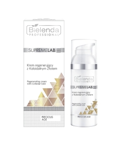 Clamanti Salon Supplies - Bielenda Professional Supremelab Precious Age Regenerating Face Cream with Coloidal Gold 50ml