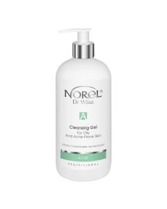 Clamanti Salon Supplies - Norel Professional Acne Cleansing Gel for Oily and Acne Prone Skin with 10% Zinc & Tea Tree Extract 500ml