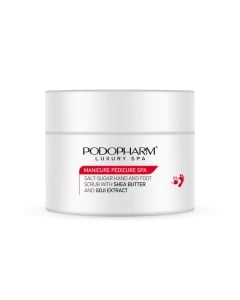 Clamanti Salon Supplies - Podopharm Luxury Spa  Salt and Sugar Scrub for Hands and Feet with Shea Butter and Goji 300g
