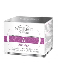 Clamanti Salon Supplies - Norel Glycolic Acid Smoothing Anti-Age Cream With Glycolic Acid and LWG Technology 50ml
