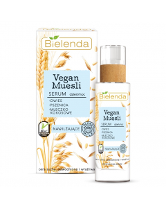 Clamanti Salon Supplies - Bielenda Vegan Muesli Moisturising Serum Oats Wheat Coconut Milk 30 ml
