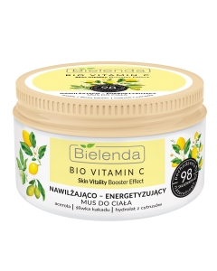 Clamanti Salon Supplies - Bielenda Bio Vitamin C Moisturizing and Energizing Body Mousse 97% Natural ingredients 250ml