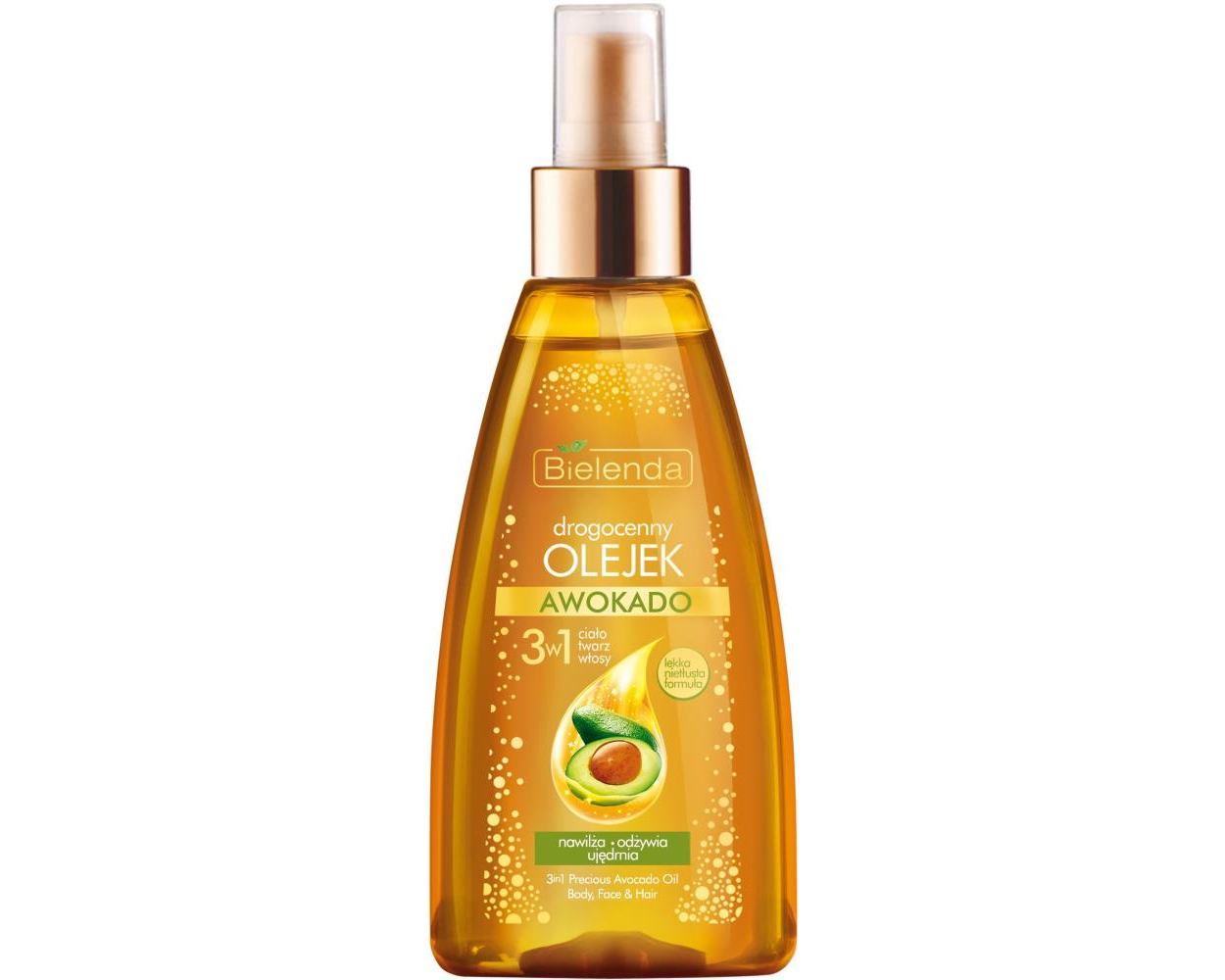 Bielenda Precious AVOCADO Oils 3in1 for Body Face & Hair Intense  Rejuvenating