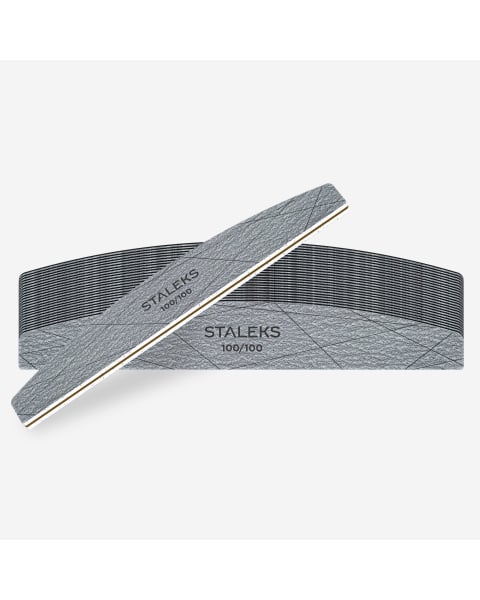 Staleks Smart 40 Mineral Nail File Crescent 100/100 Grit 25 pcs