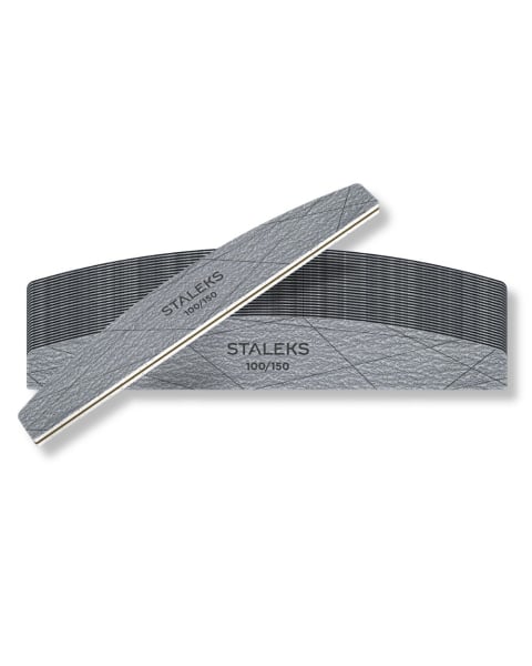 Staleks Smart 40 Mineral Nail File Crescent 100/150 Grit 25 pcs