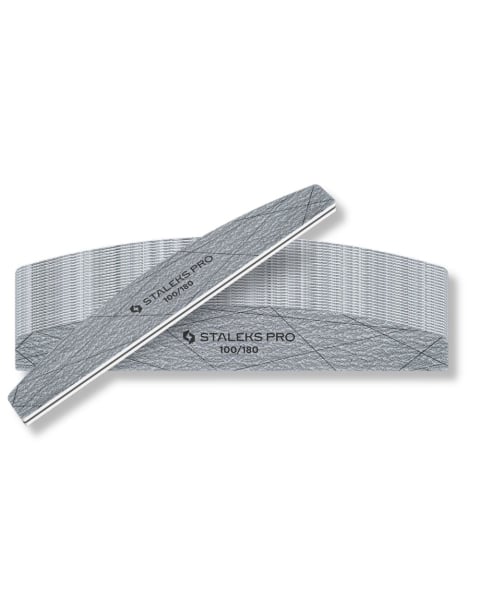 Staleks Smart 40 Mineral Nail File Crescent 100/180 Grit 25 pcs