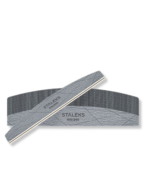 Staleks Smart 40 Mineral Nail File Crescent 150 /240 Grit 25 pcs