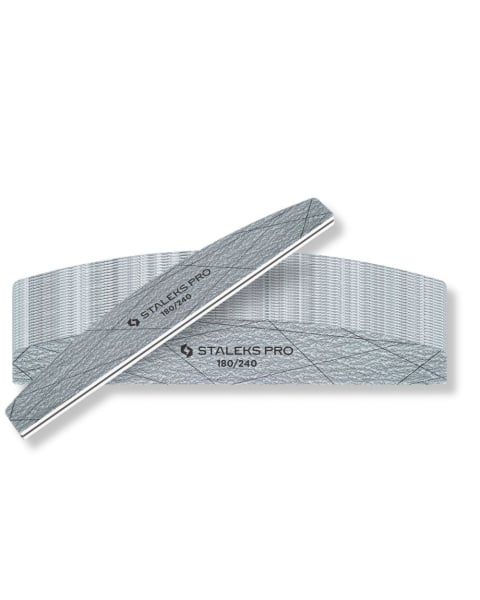 Staleks Smart 40 Mineral Nail File Crescent 180 /240 Grit 25 pcs