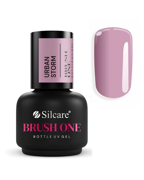 Silcare Brush One Bottle Gel Urban Storm Builder Nail Gel 15g