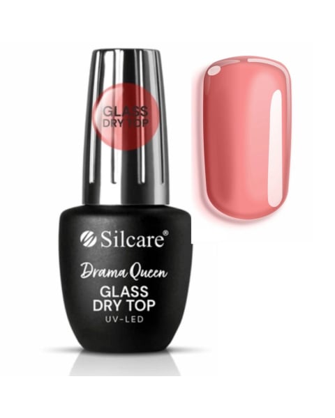Silcare Glass Dry Top Semi-Transparent Drama Queen 9ml