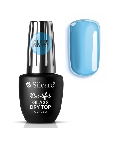 Silcare Glass Dry Top Semi-Transparent Blue-Tiful 9ml