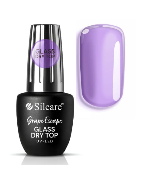 Silcare Glass Dry Top Semi-Transparent Grape Escape 9ml