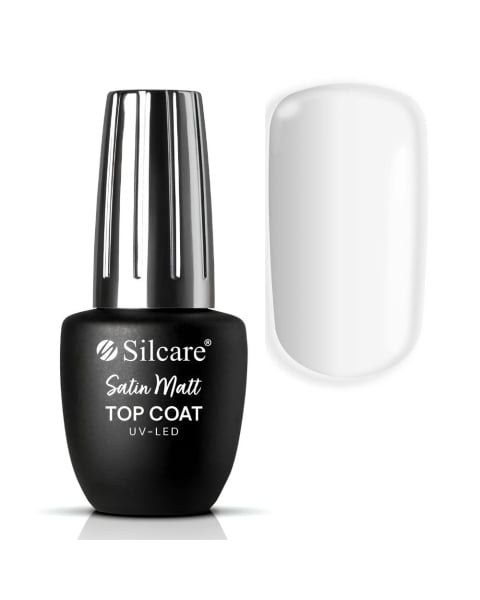 Silcare Satin Matt Hybrid Nail Top Coat 9ml