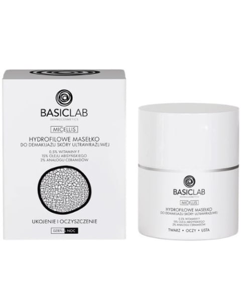 BasicLab Dermocosmetics Hydrophilic Cleansing Balm for Ultra Sensitive Skin 40g