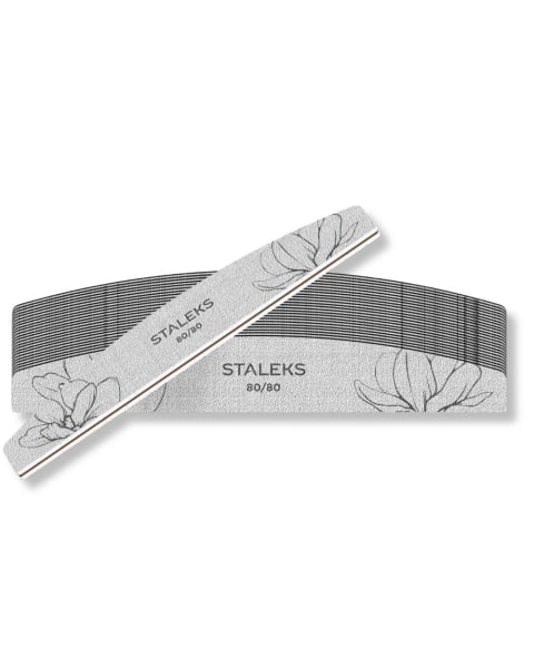 Staleks Smart 40 Mineral Nail File Crescent 80 /80 Grit 25 pcs