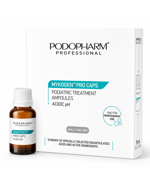 Podopharm Therapy Mykogen Pro Caps Podiatric Treatment Ampoule for Onychomycosis 3x5ml