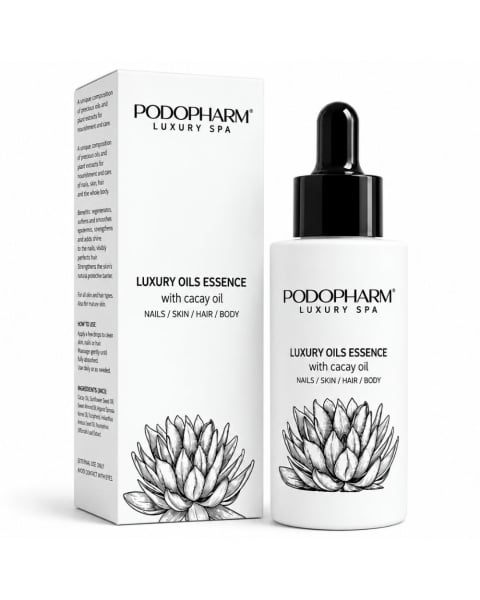Podopharm Luxury Oil Essence with Cacay Oil for Nails Skin Hair and Body 50ml